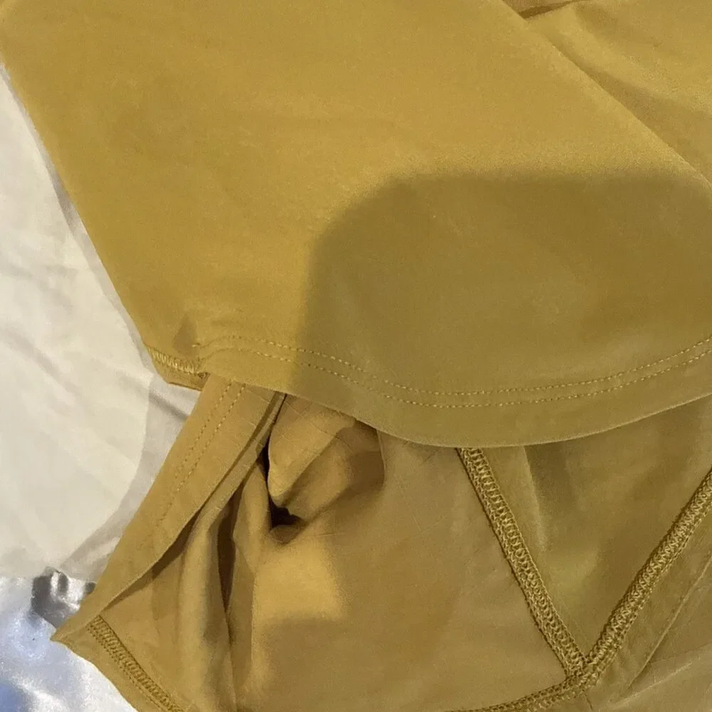 Lululemon Short Sleeve Running Shirt 10/12 LW3FFZS Chartreuse Summer Tennis